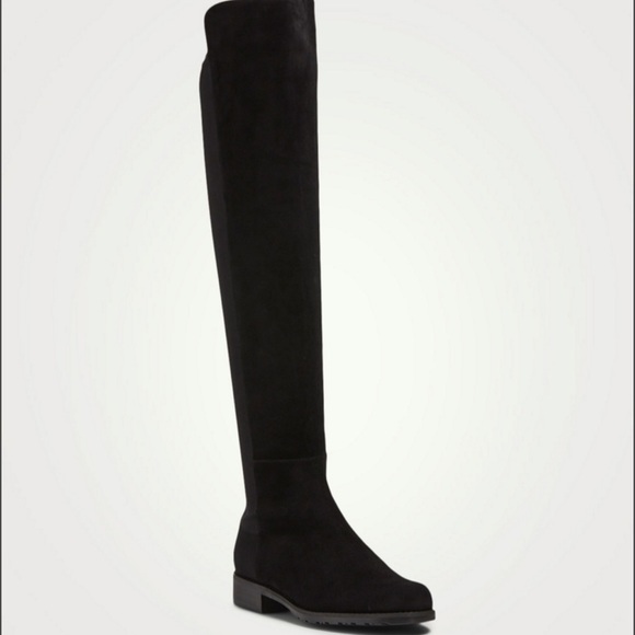 Authentic STUART WEITZMAN 5050 Suede Knee-High Boots - Picture 1 of 10